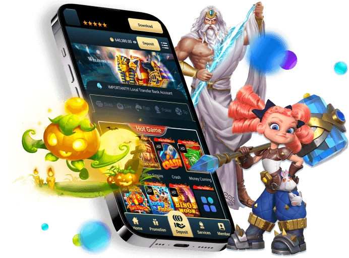 Máy đánh bạc Slot Game với nhiều biểu tượng may mắn